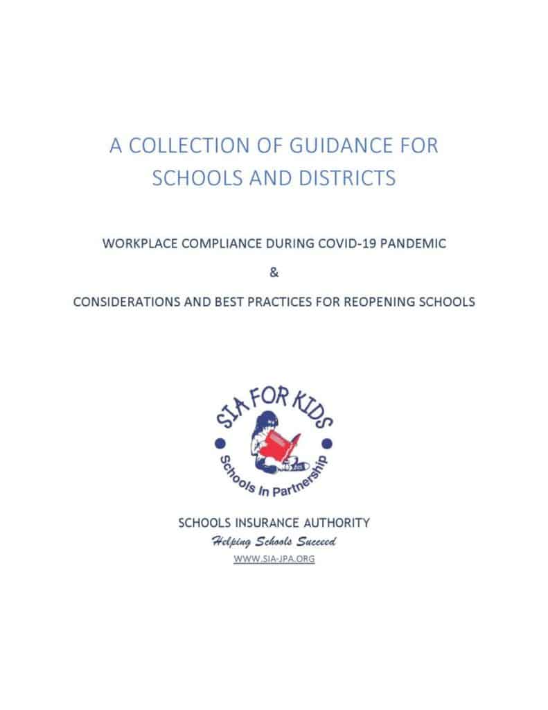 A Collection of Guidance for Schools and Districts-Cover